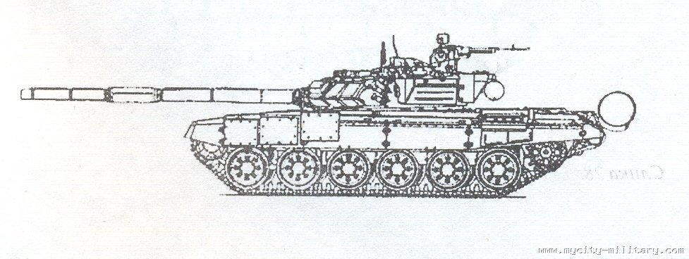 Т 90 нарисовать