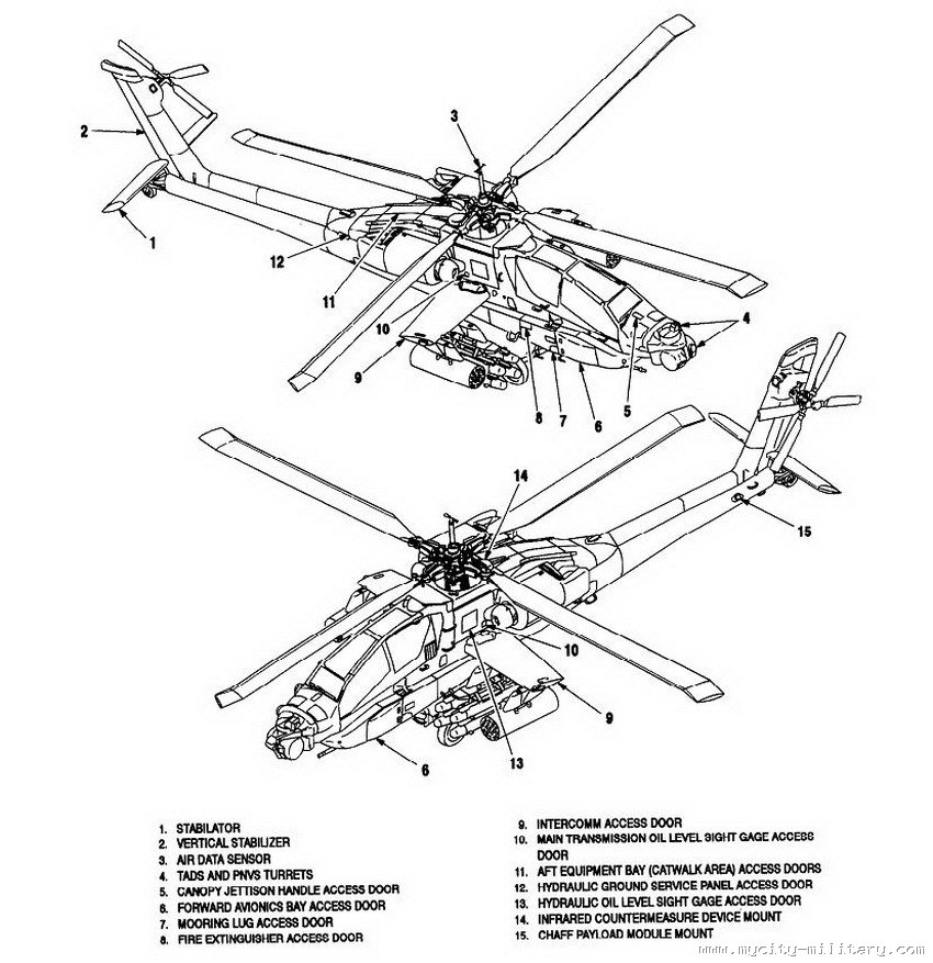 Ah 64 чертеж