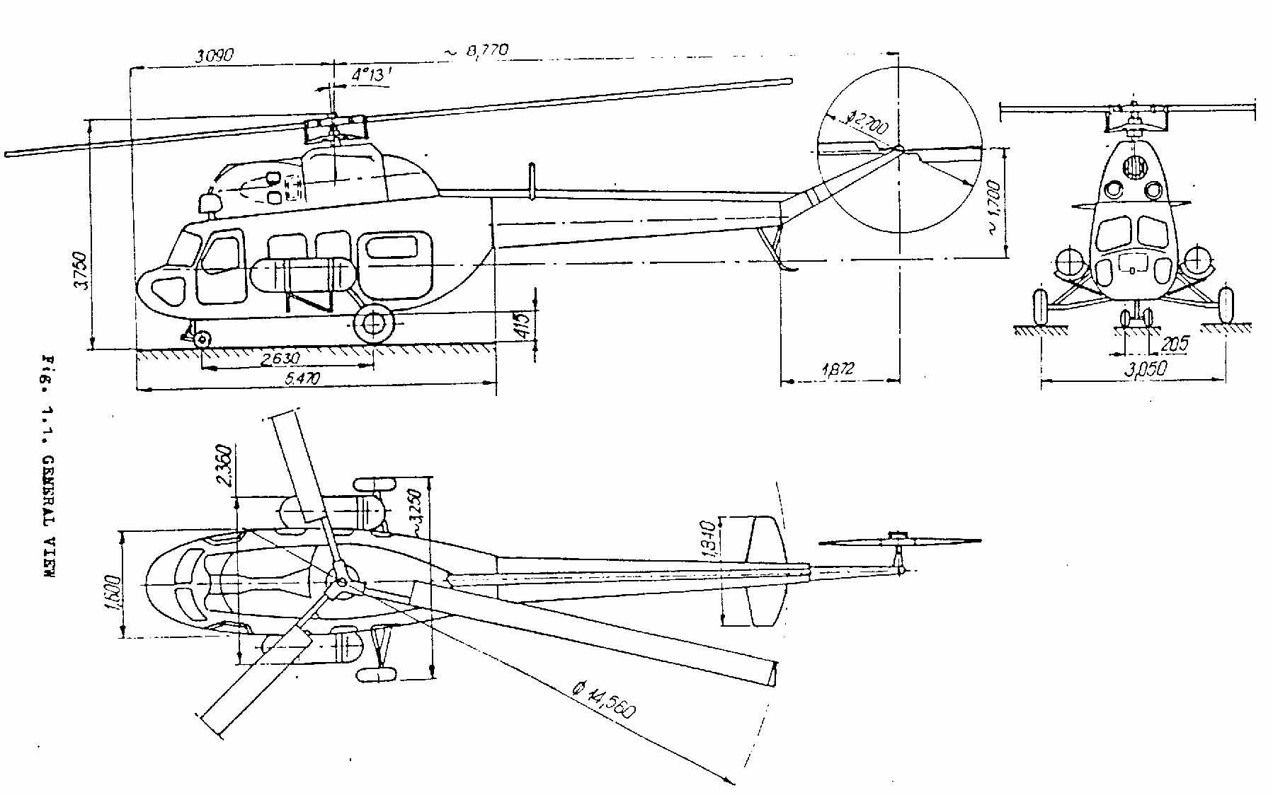 Ми 4 чертеж