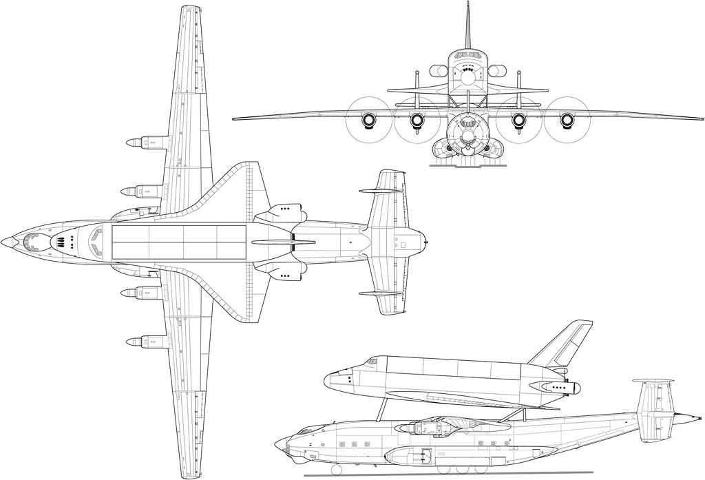 Ан 124 шасси схема