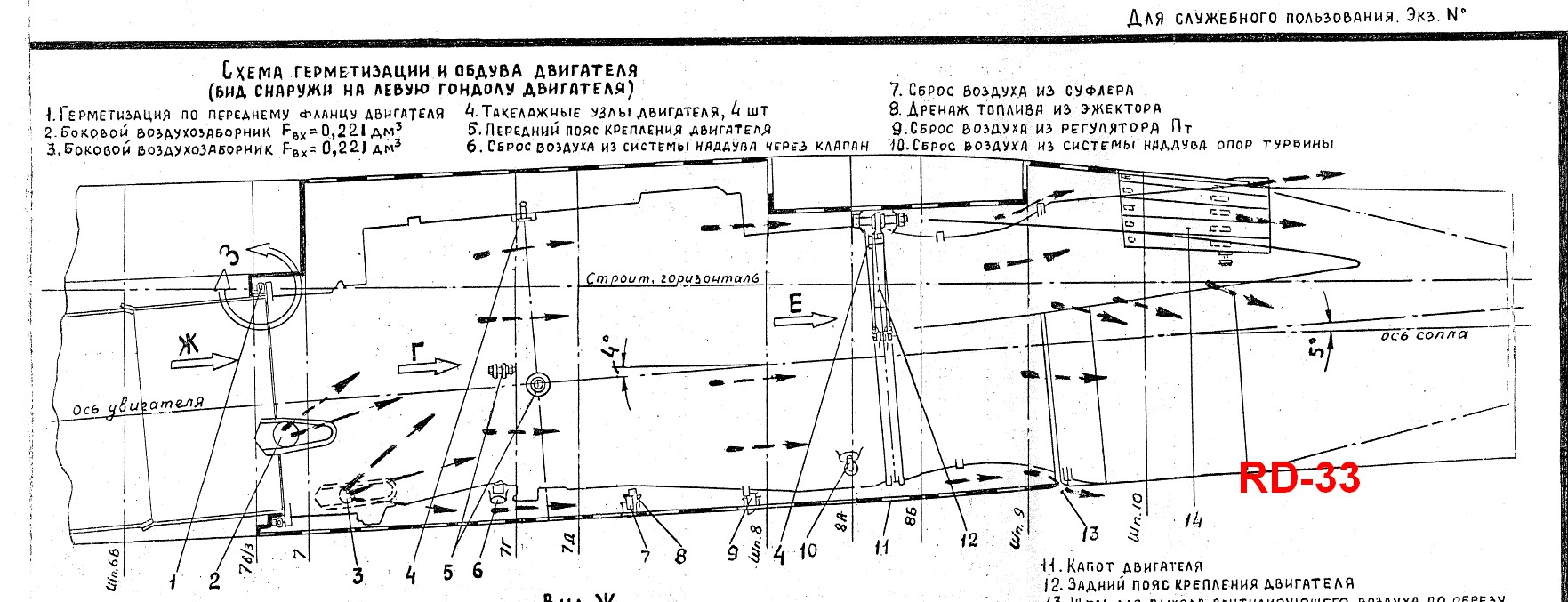 Нк 33 двигатель чертеж