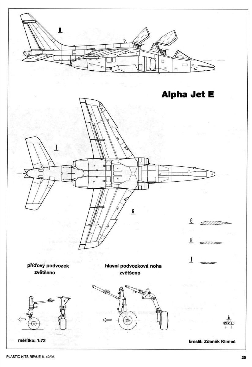 Alpha jet чертеж