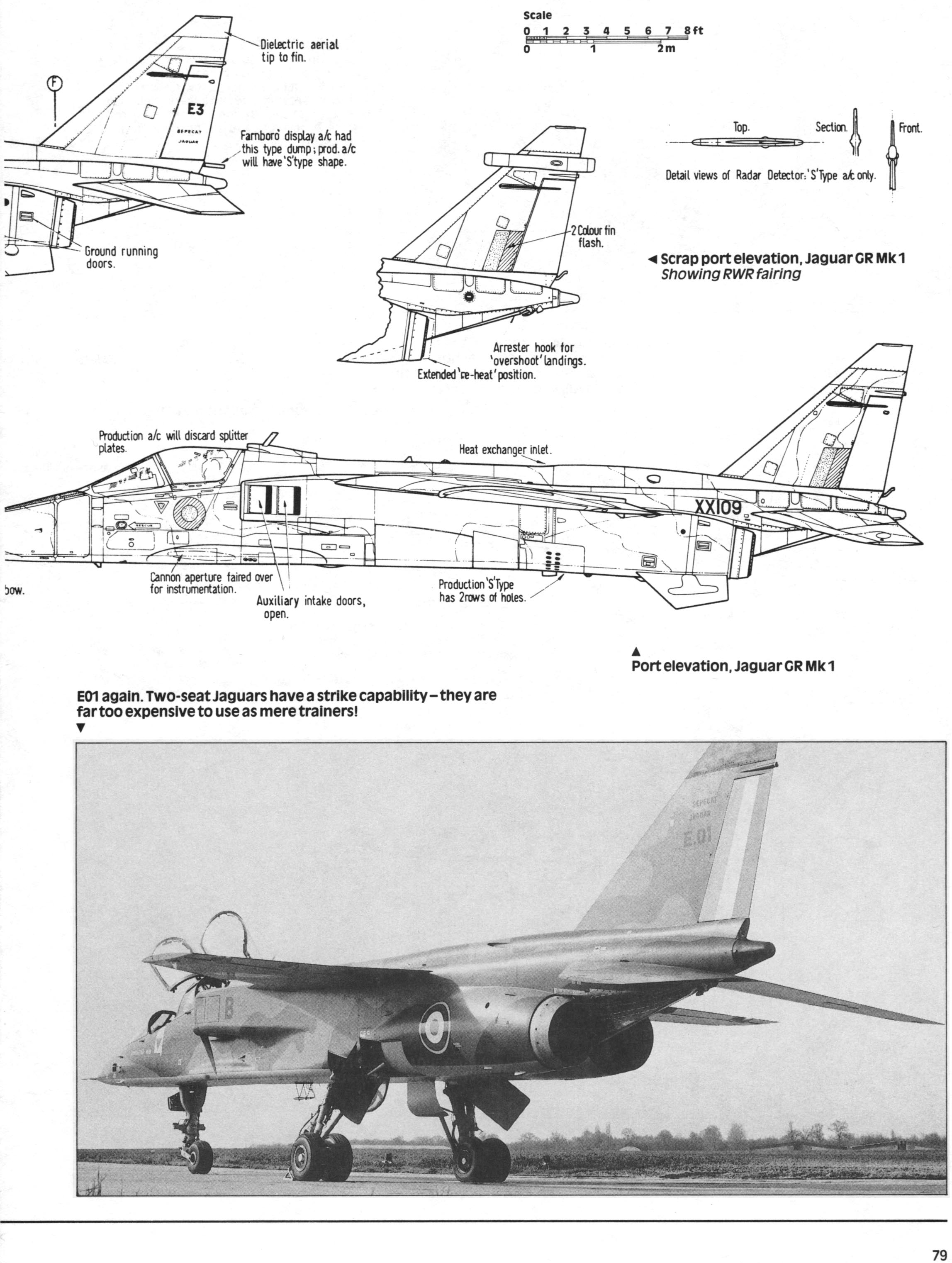 Чертежи sepecat jaguar