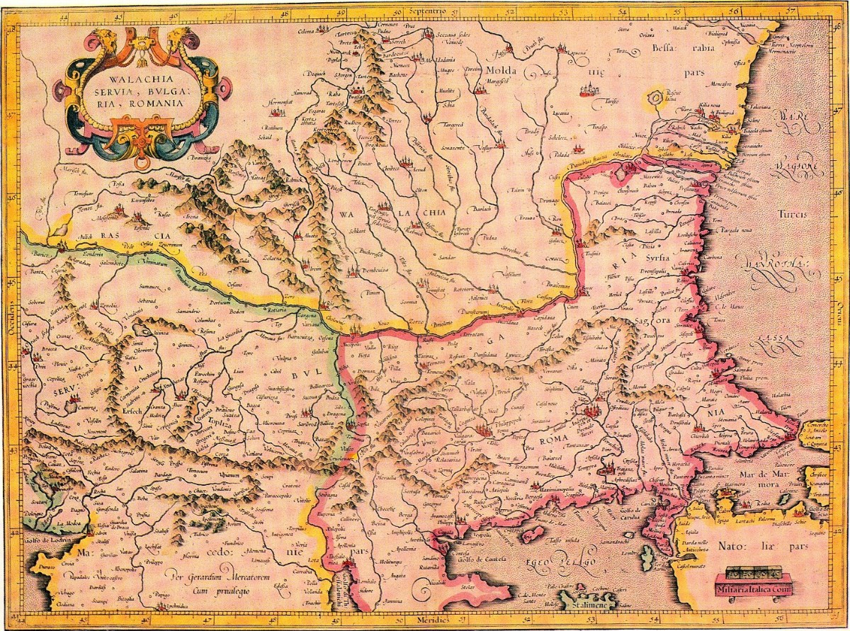 Карта 1590 года