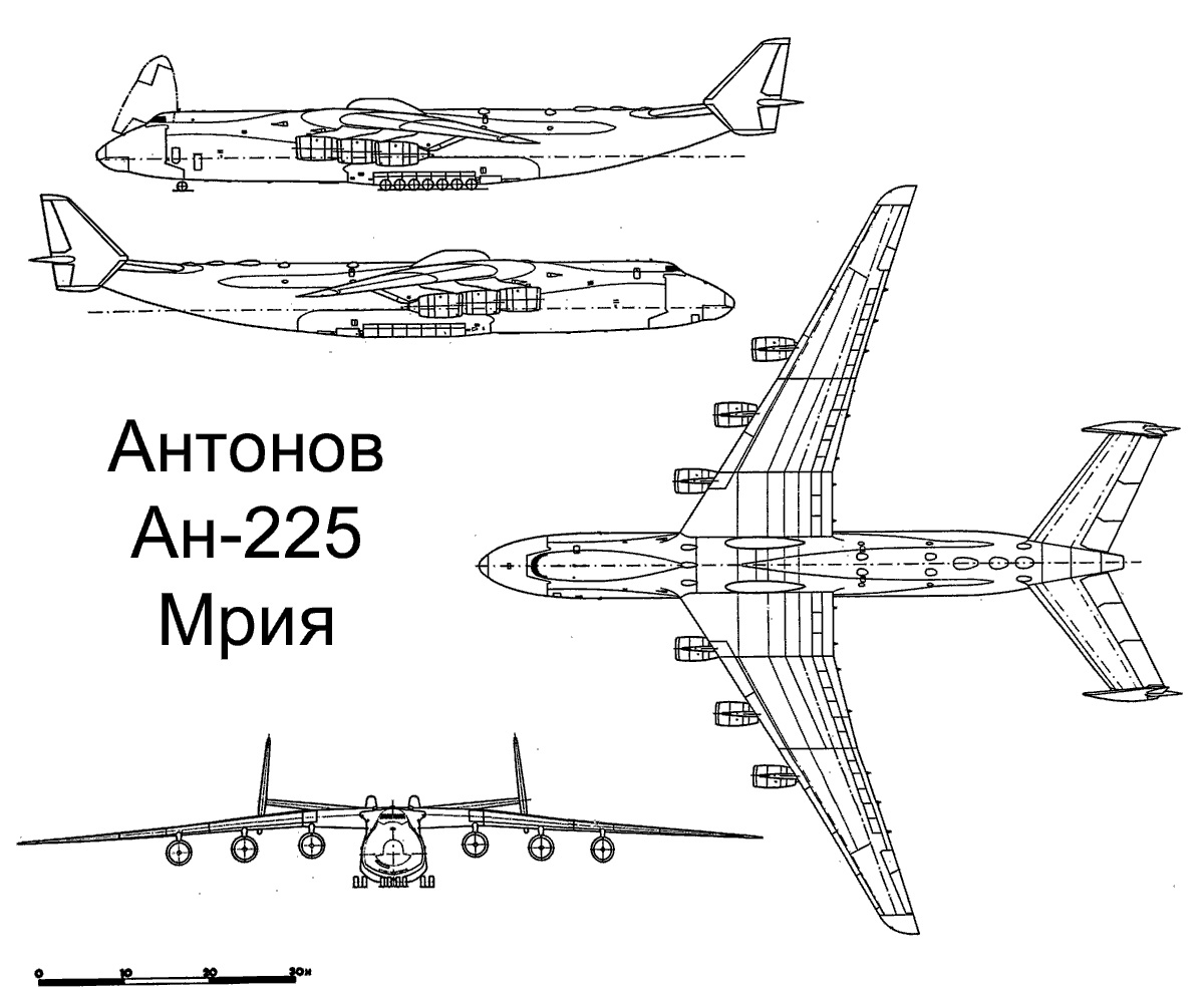 Как нарисовать ан 225