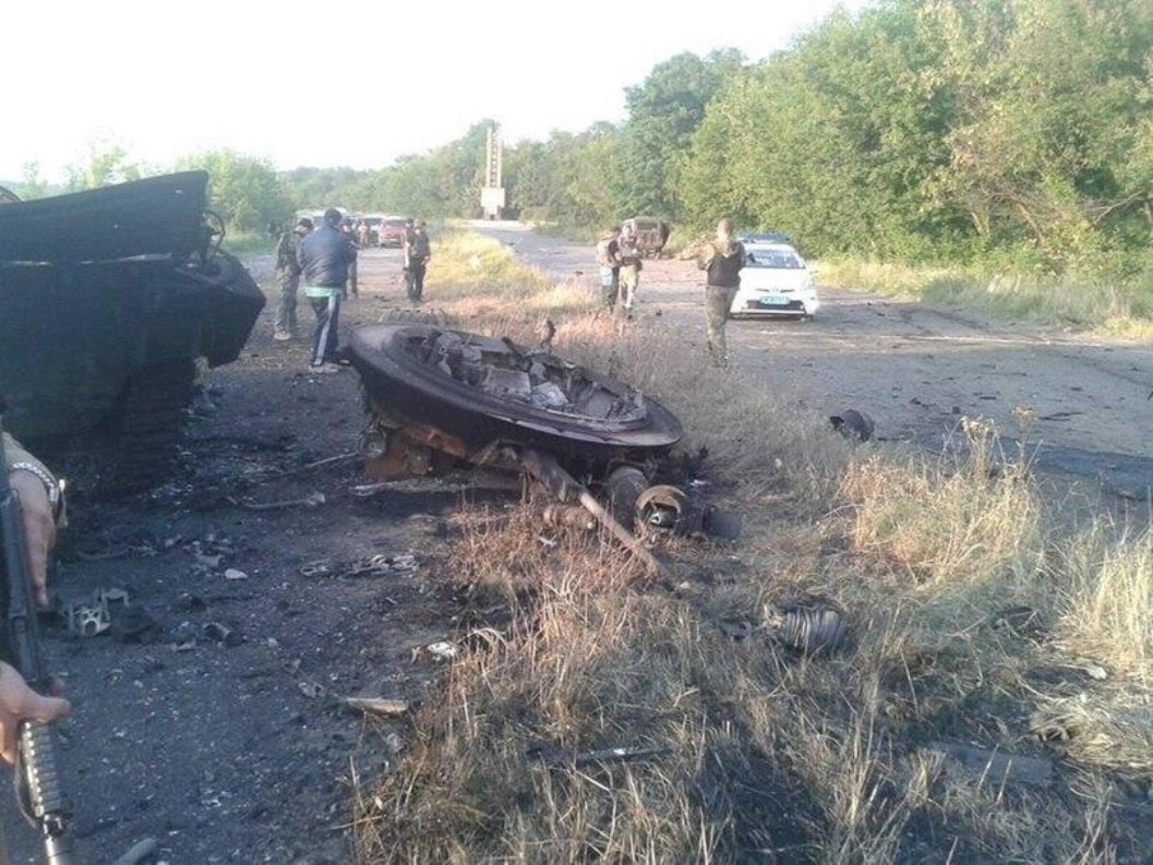 Под славянском. Война на Юго востоке Украины фото.