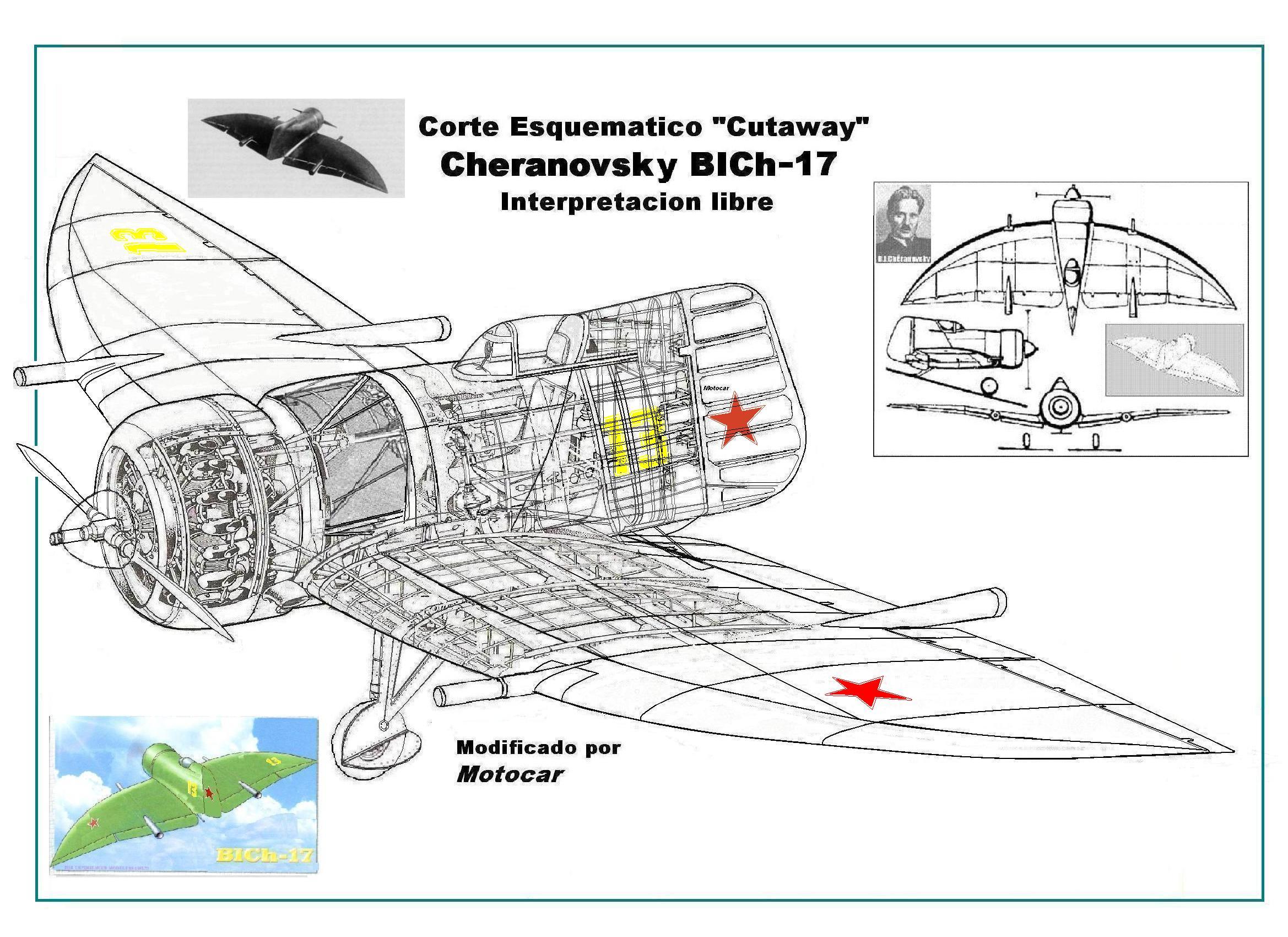 Cutaway Cheranowsky BICh 17 A Color :: Mycity-Military.com