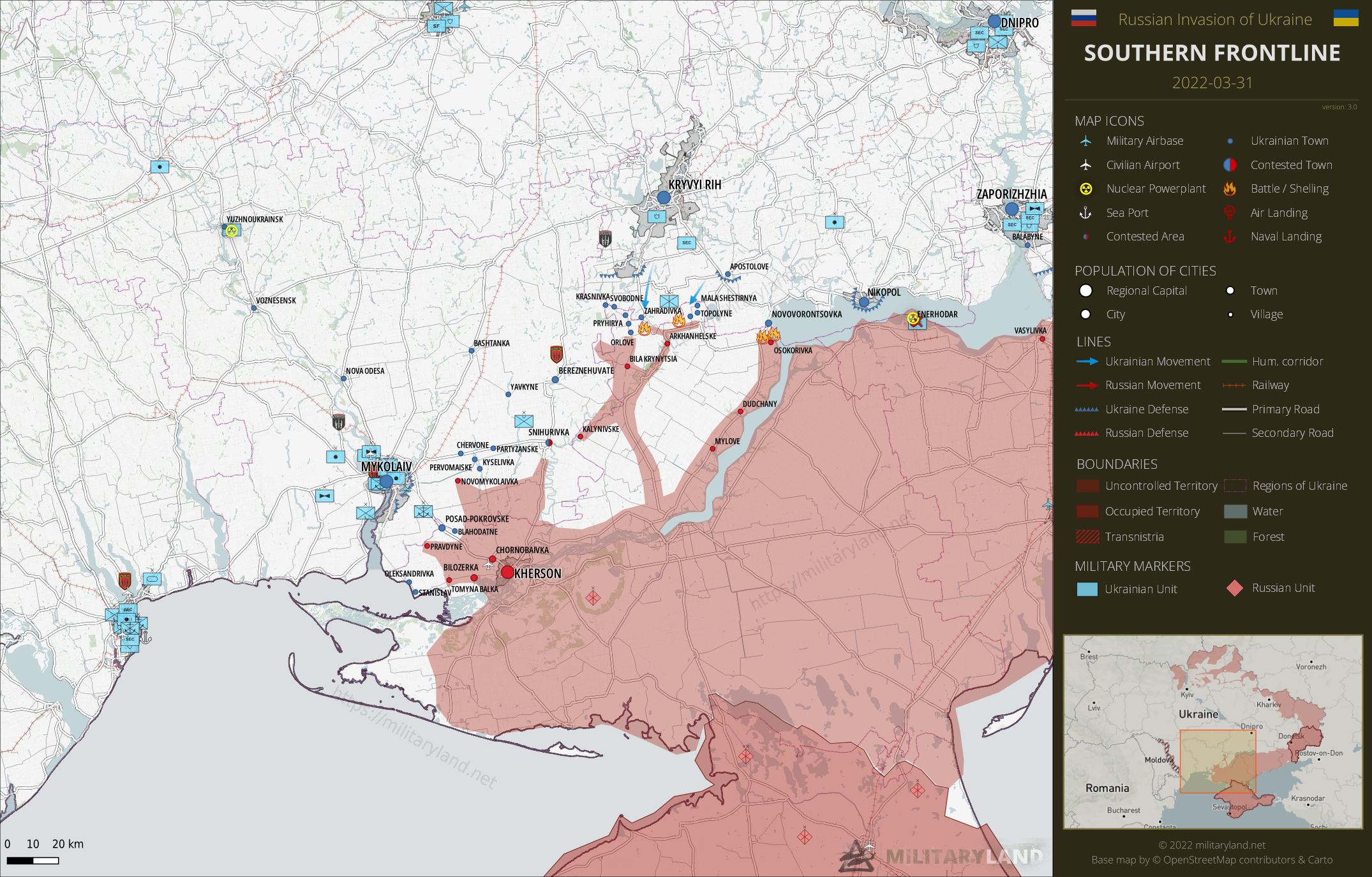 Военное обозрение карта украины. Карта войны на Украине. Карта фронта на Украине. Карта Херсонской области боевые действия. Южный фронт на Украине.